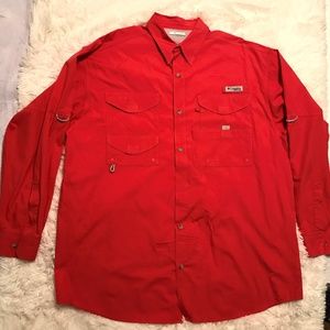 Columbia PFG Mens Large Long Sleeve Button down